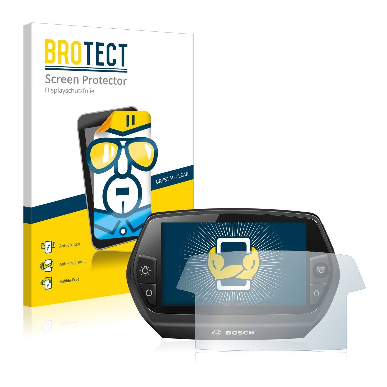 2x BROTECT HD-Clear Displayschutzfolie für Bosch Nyon