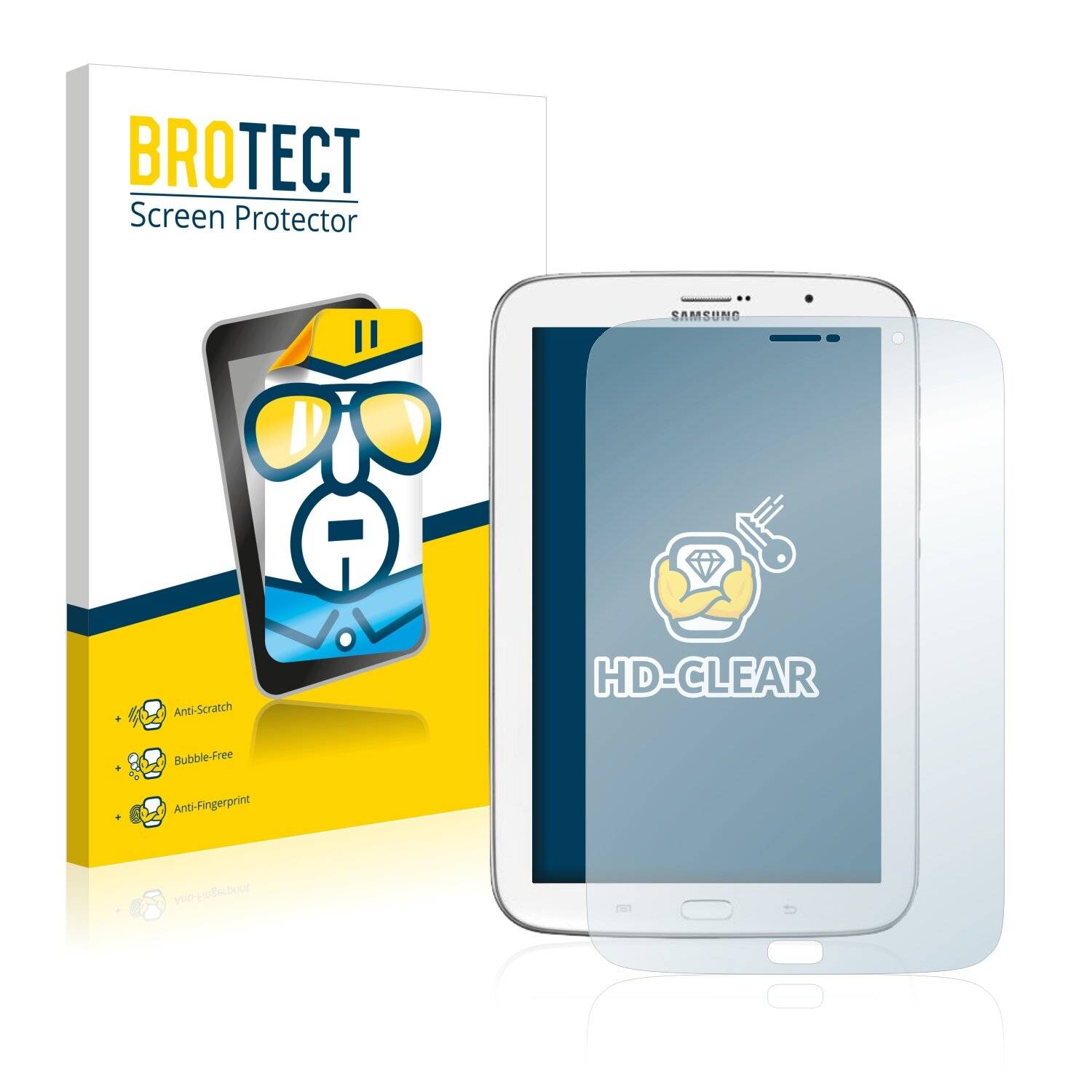 2x BROTECT HD-Clear Displayschutzfolie für Samsung Galaxy Note 8.0 N5110