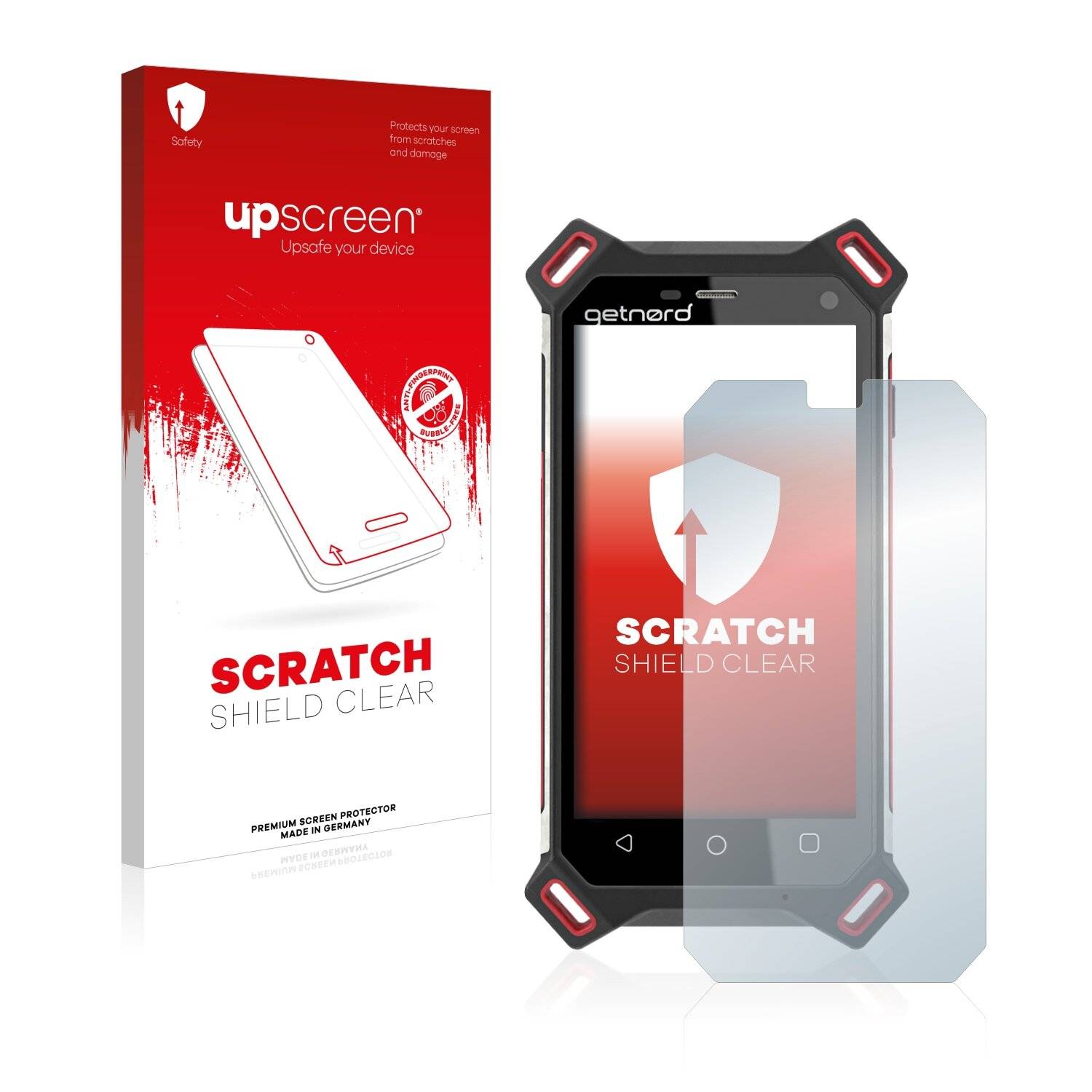 upscreen Scratch Shield Clear Premium Displayschutzfolie für Getnord