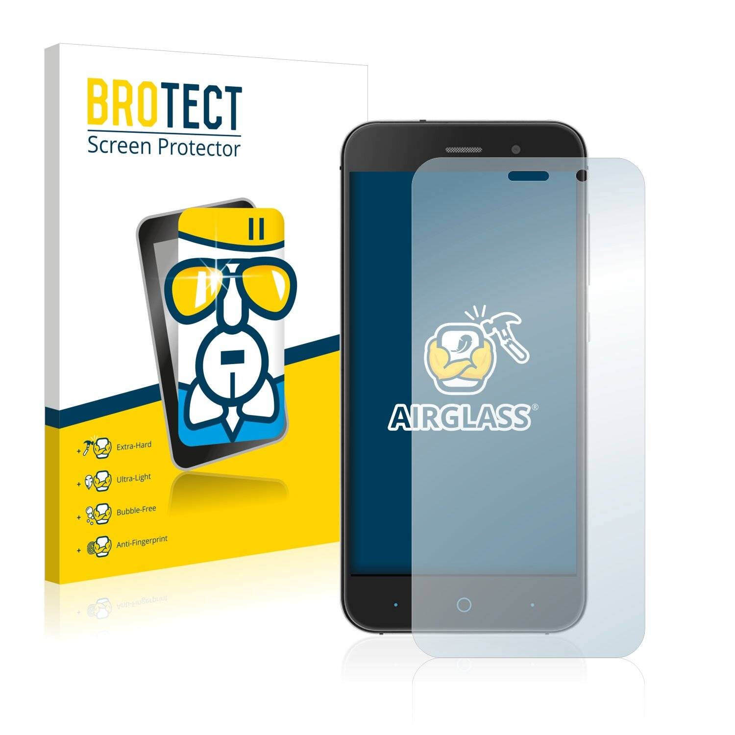 BROTECT AirGlass Schutzglas Folie für ZTE Blade