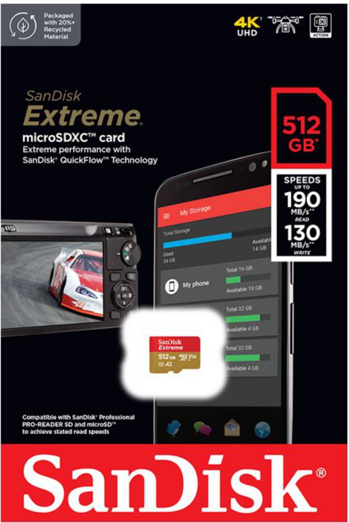 SanDisk Extreme 4K microSD 512 GB