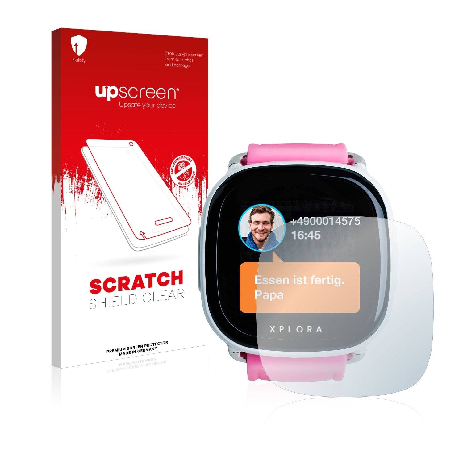 upscreen Scratch Shield Clear Premium Displayschutzfolie für Xplora