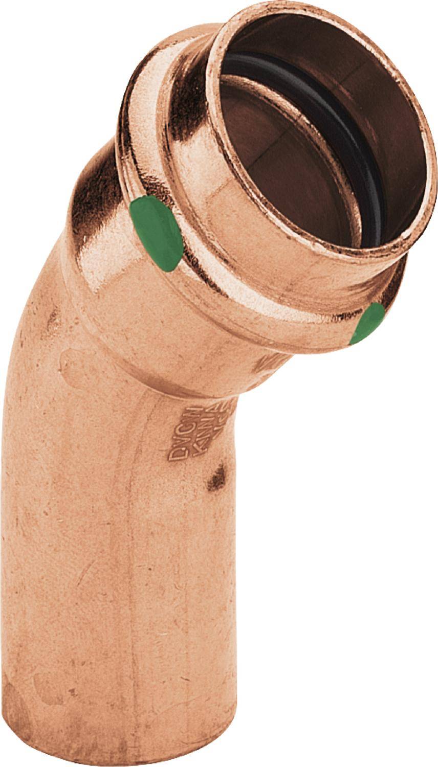 VIEGA Bogen I/A 45° SC Profipress 35mm