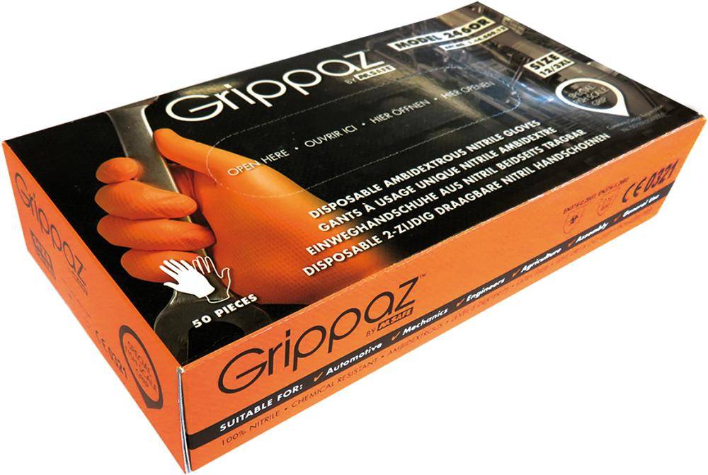 Handschuh Grippaz,schwarz, Gr.L, Box a 50 Stück