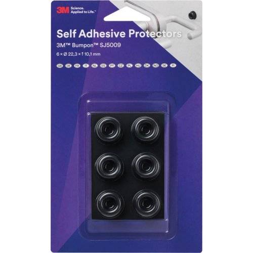 Bumpon, 56 Stk. Elastikpuffer Transp. 12,7 x 7,6mm