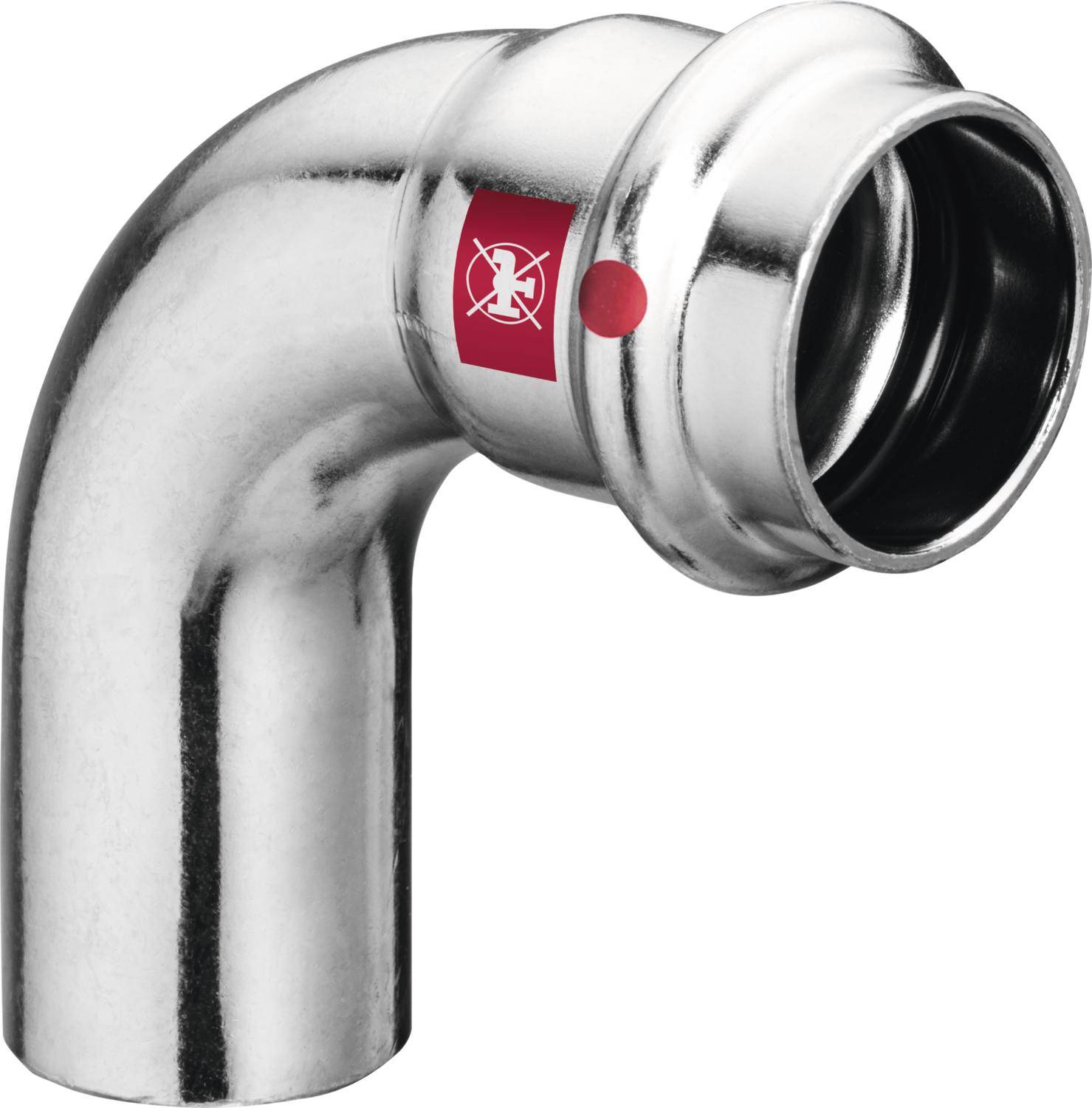 VIEGA Bogen I/A 90° Prestabo Stahl verzinkt 22mm