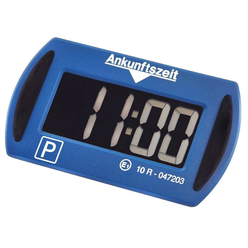 Needit Park Mini, elektronische, vollautomatische Parkscheibe, blau, StVO-Zulassung, 90x52mm