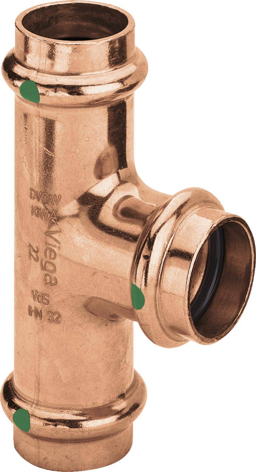 VIEGA T-Stück reduziert SC Profipress 22x15x22mm