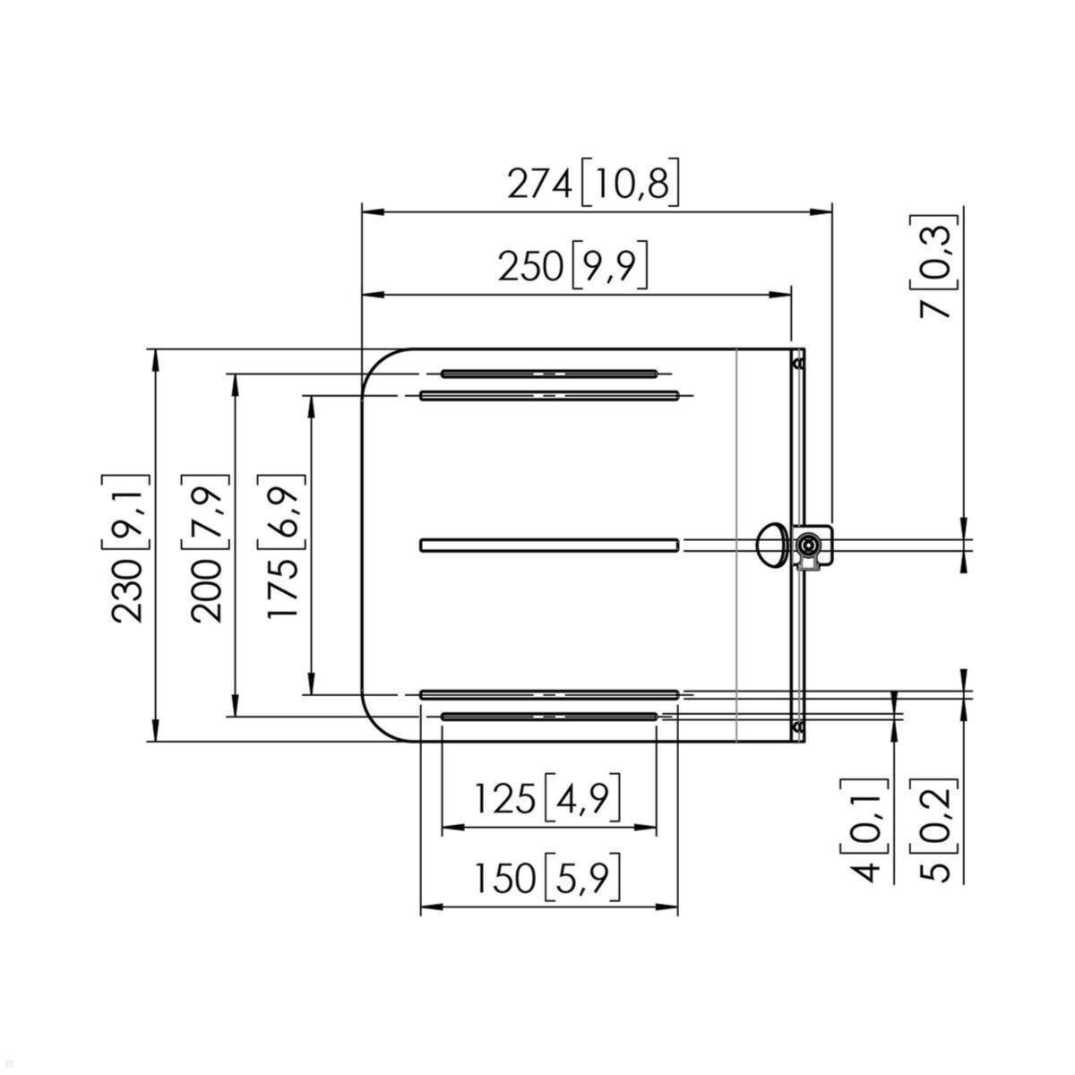 Vogel's RISE A141 - Montagekomponente - für Videokonferenz-Kamera - Schwarz - St