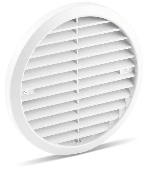 1/WE 180 Außengitter, d=180 mm, weiß