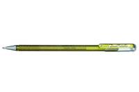 Pentel Hybrid Dual Metallic, Verschlossener Gelschreiber, Gold, Metallisch, Gold, Metallisch, Kunststoff, Fein, 1 mm