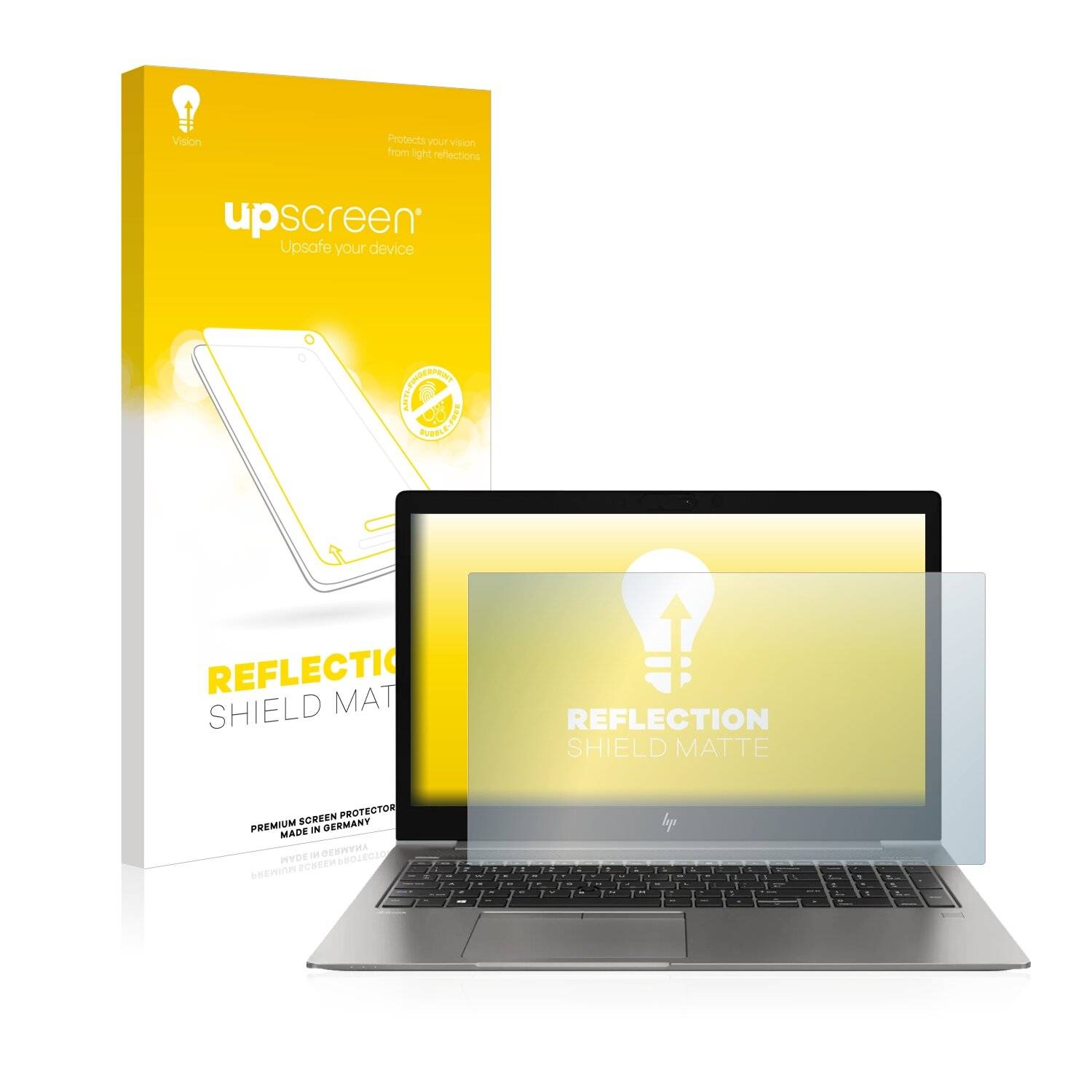 upscreen Reflection Shield Matte Premium Displayschutzfolie für HP ZBook 15u