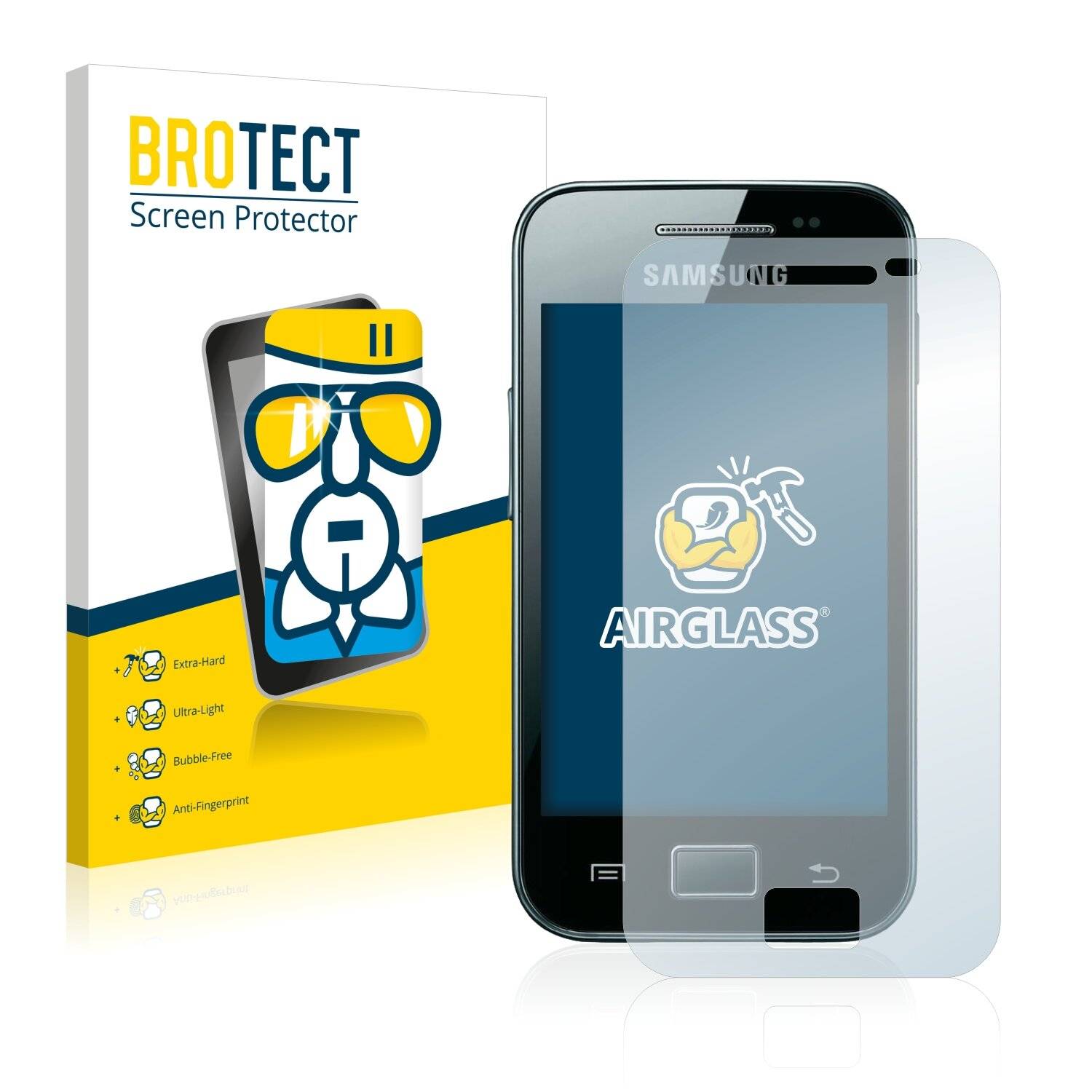 BROTECT AirGlass Schutzglas Folie für Samsung Galaxy Ace
