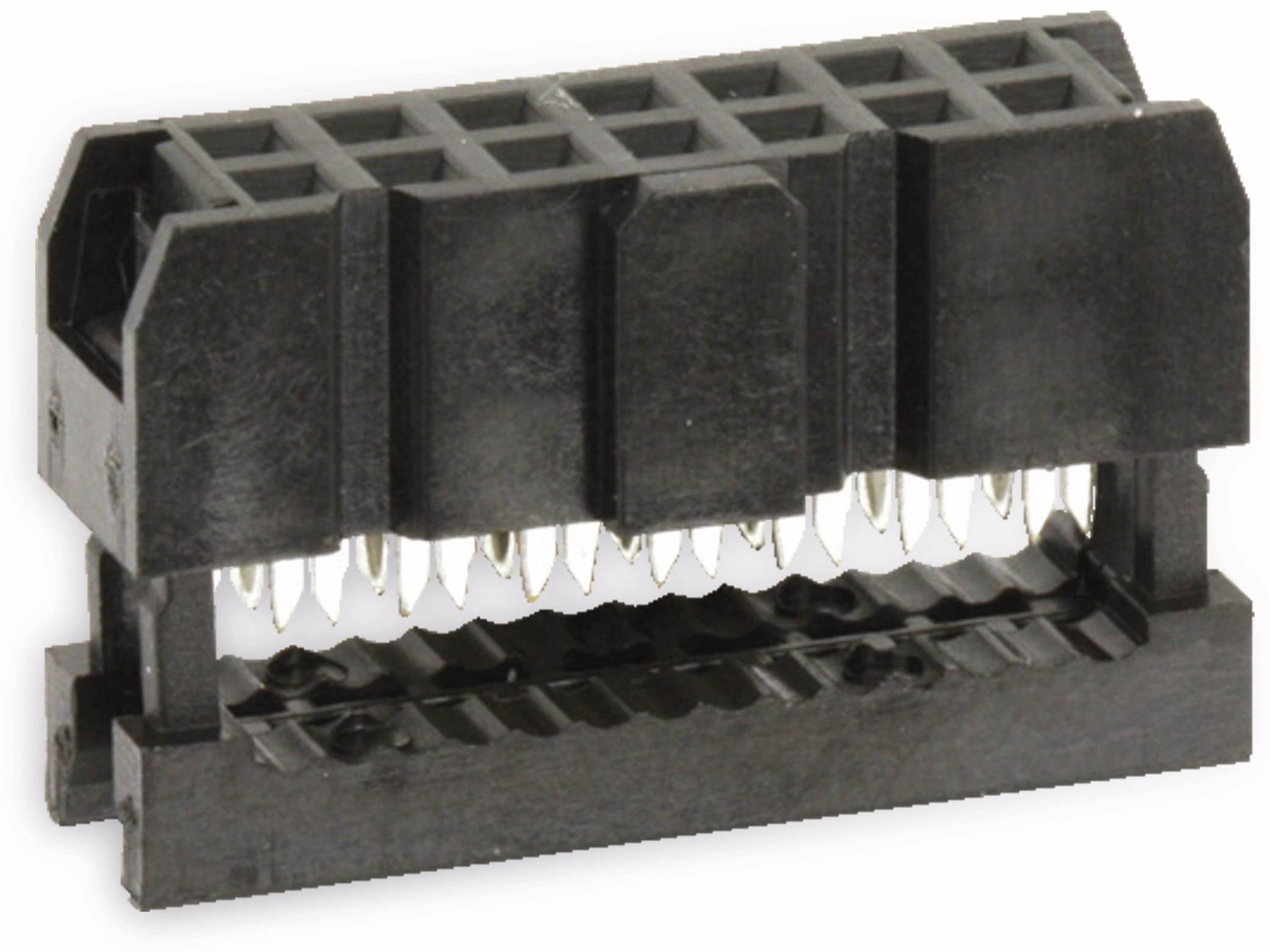 ECON CONNECT Pfostenbuchse für Flachbandleitung, RM 2,54, 14-polig