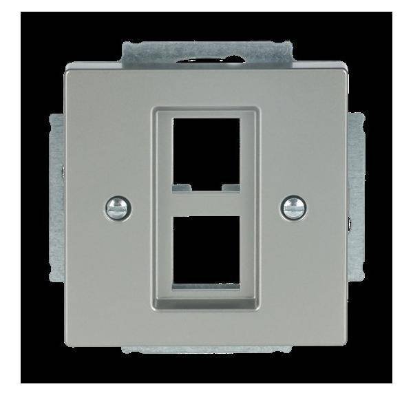 Busch-Jaeger Zentralscheibe edelstahl 2561-02-866