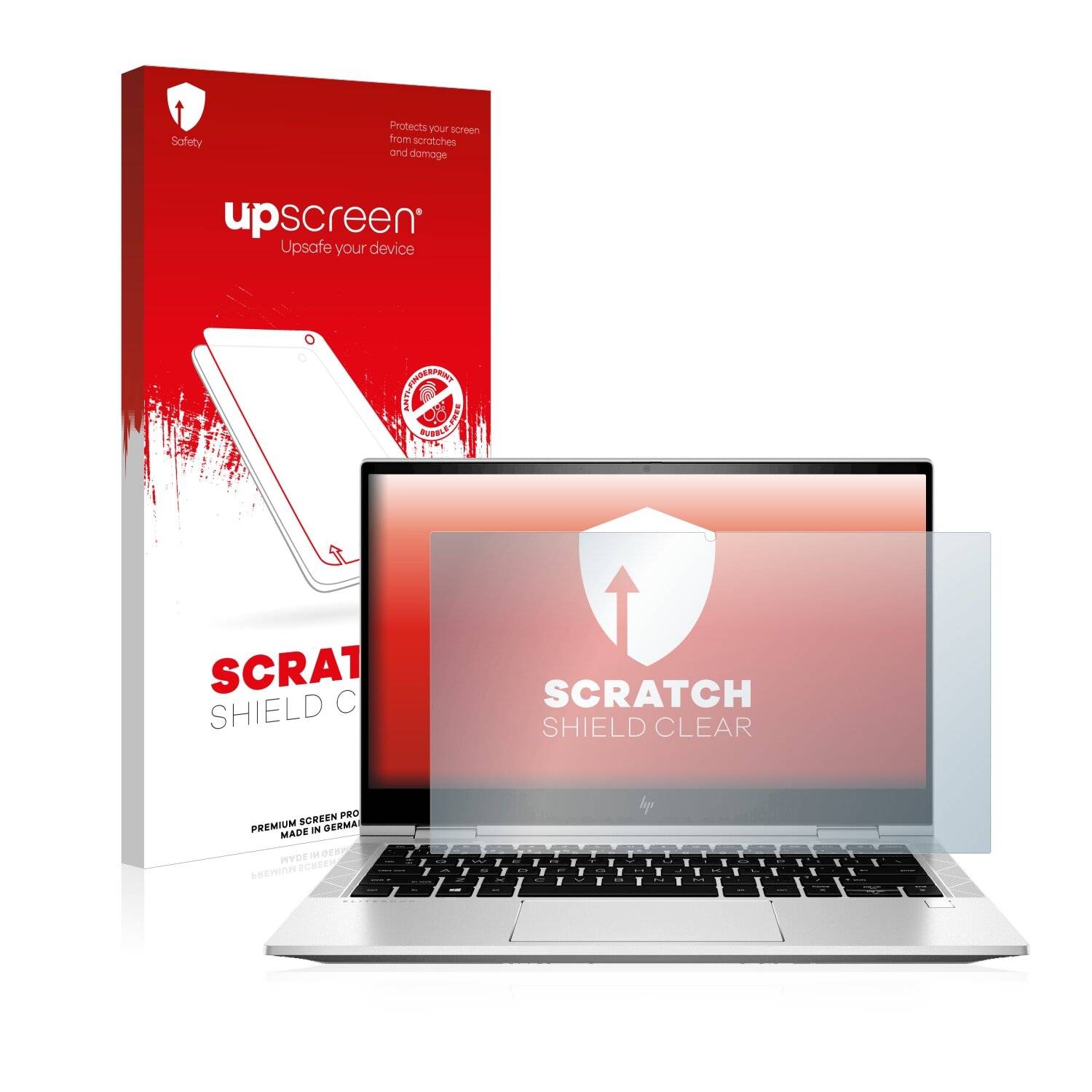 upscreen Scratch Shield Clear Premium Displayschutzfolie für HP EliteBook x360 830