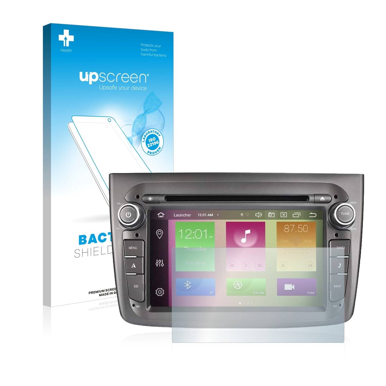 upscreen Bacteria Shield Clear Premium Antibakterielle Displayschutzfolie für Alfa Romeo