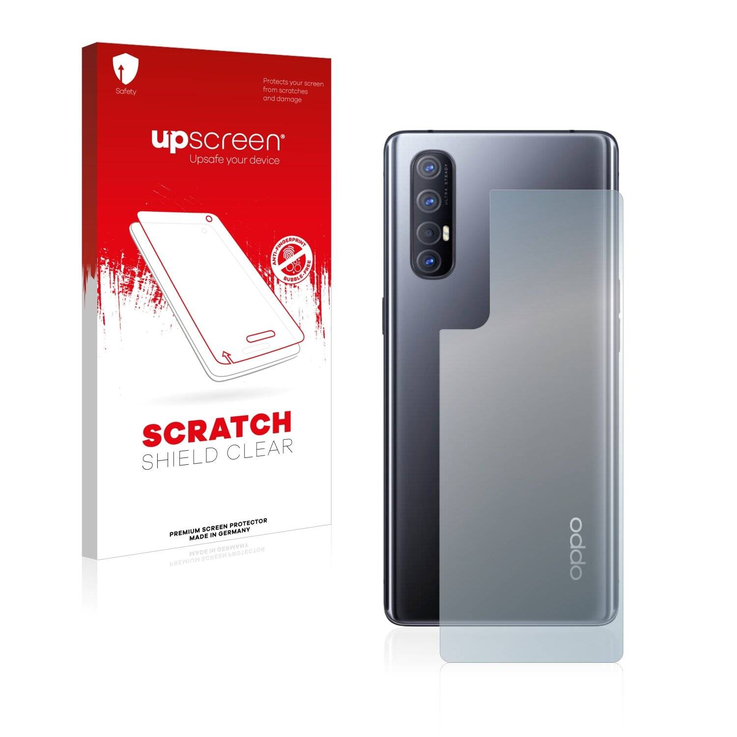 upscreen Scratch Shield Clear Premium Displayschutzfolie für Oppo Find X2 Neo