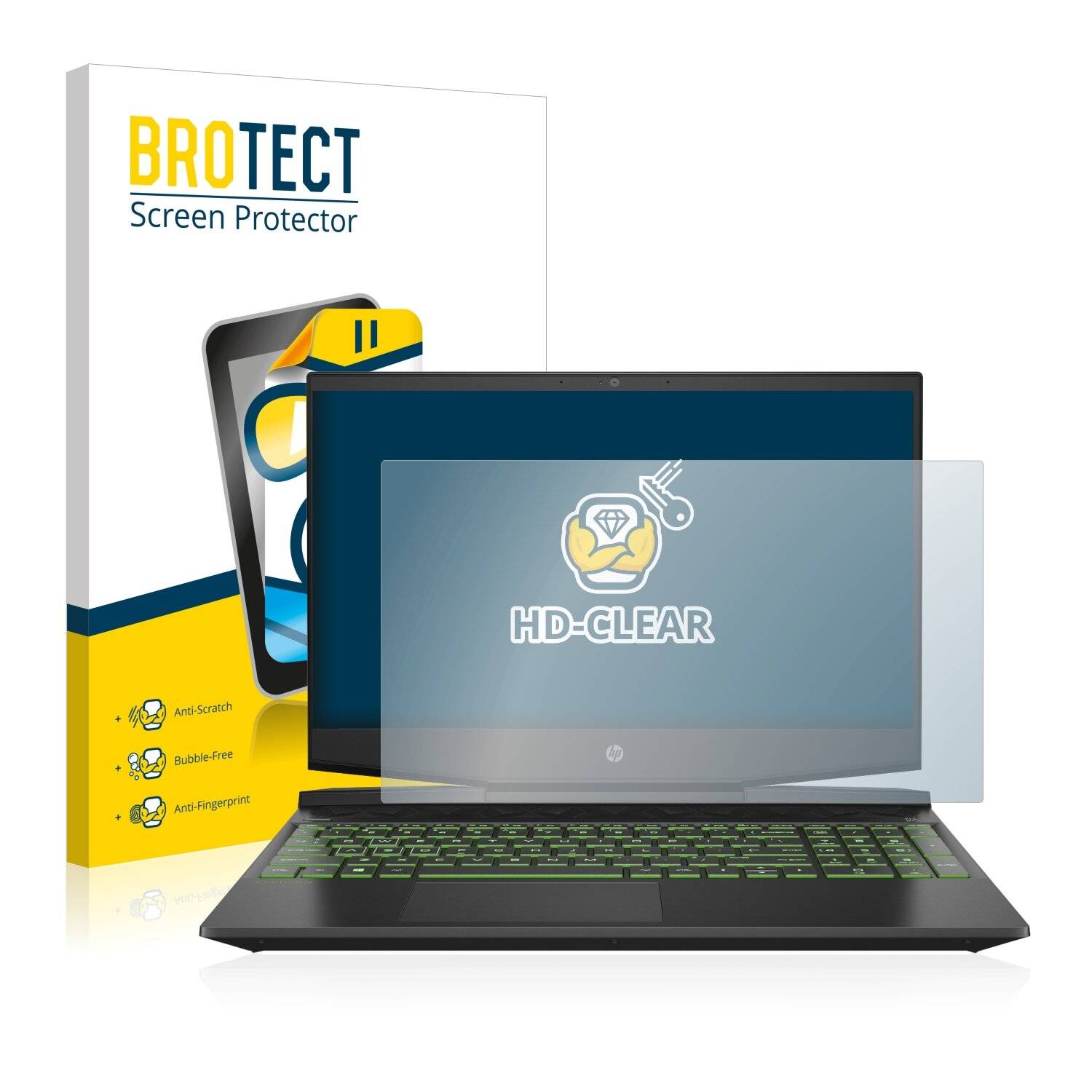 BROTECT HD-Clear Displayschutzfolie für HP Pavilion Gaming