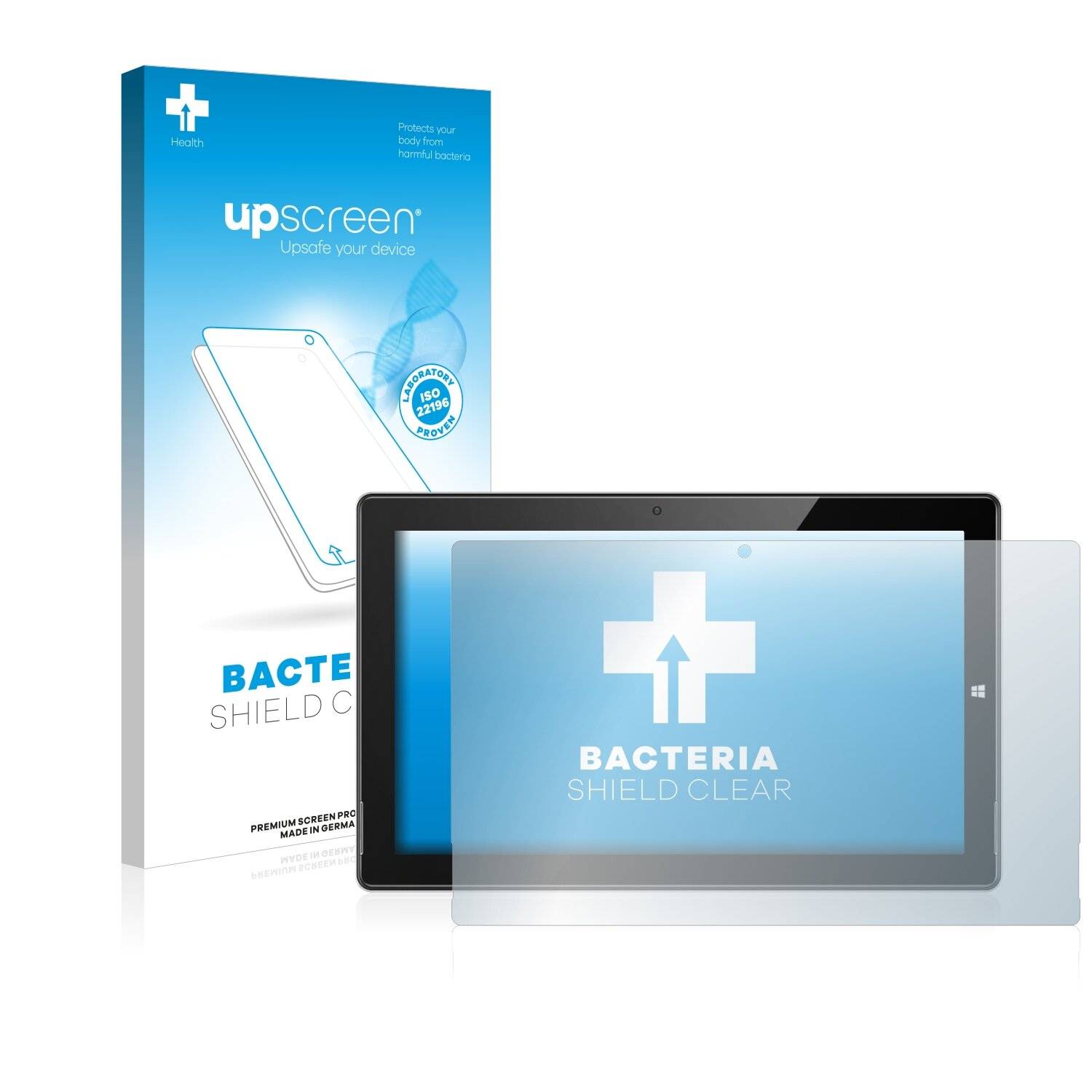 upscreen Bacteria Shield Clear Premium Antibakterielle Displayschutzfolie für Jumper Ezpad 6
