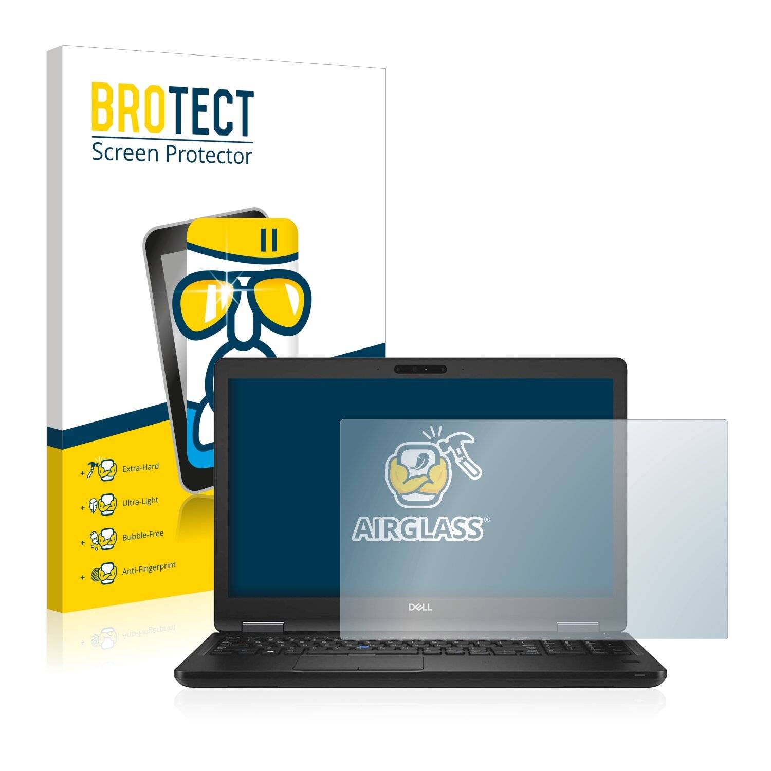BROTECT AirGlass Schutzglas Folie für Dell Latitude