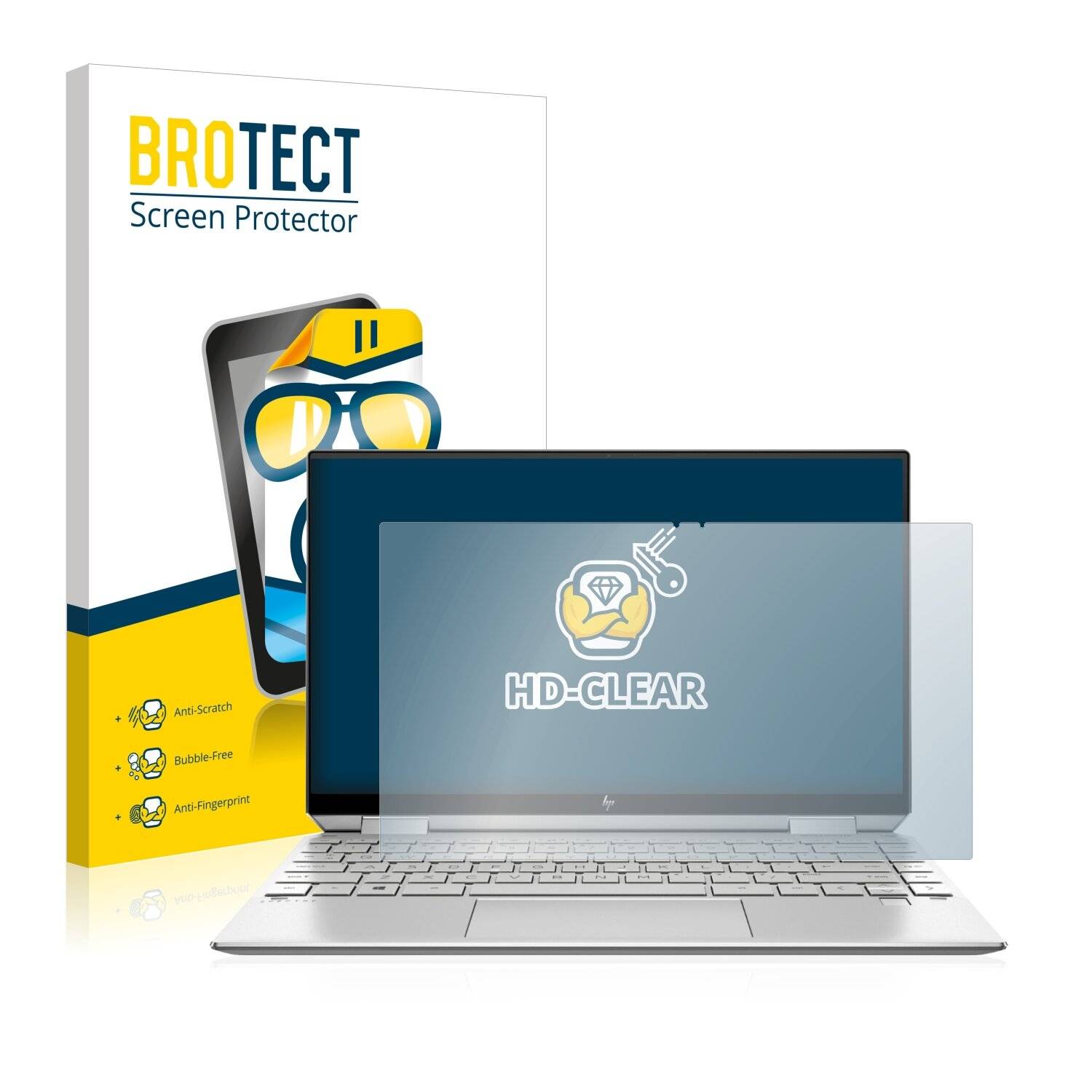 BROTECT HD-Clear Displayschutzfolie für HP Spectre x360
