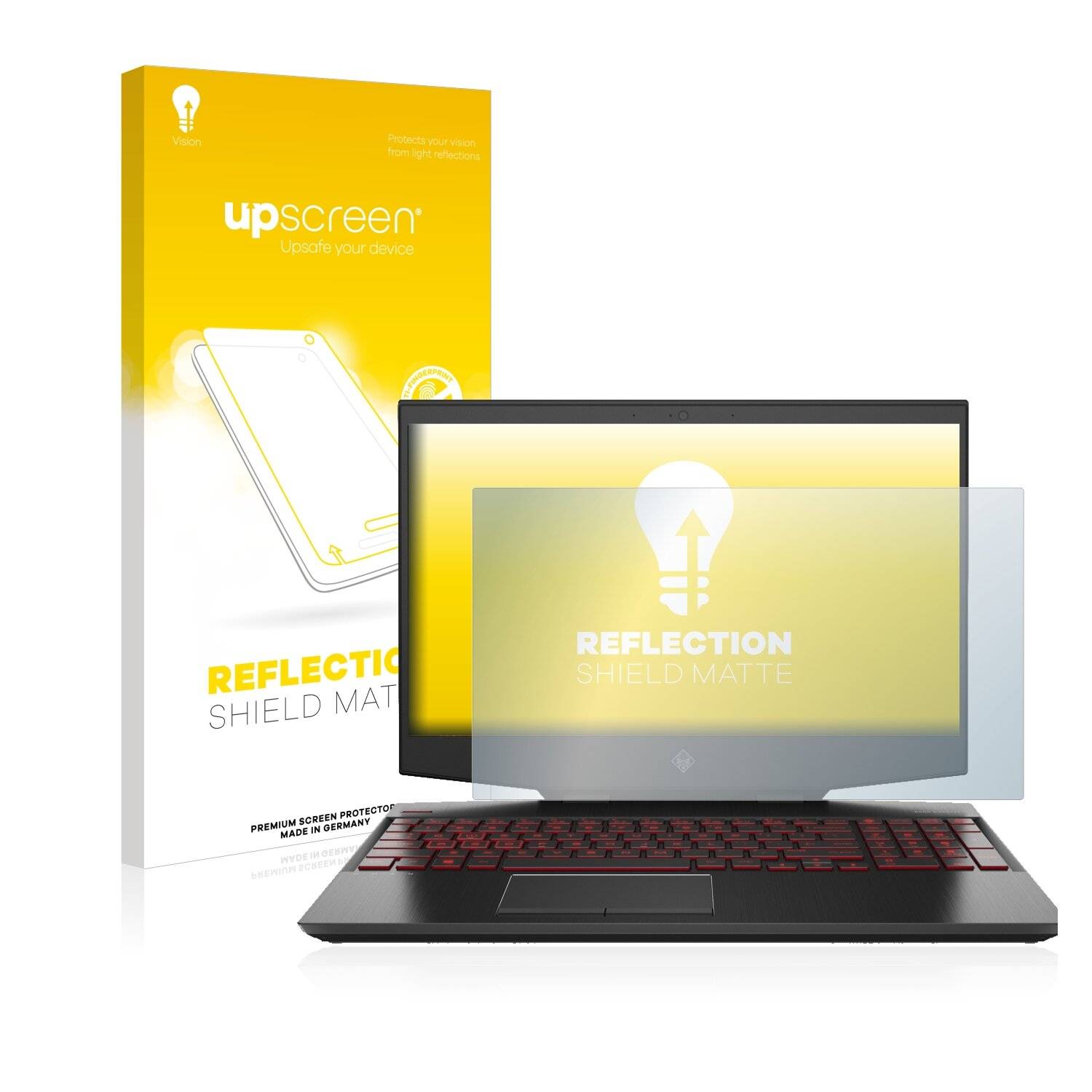 upscreen Reflection Shield Matte Premium Displayschutzfolie für HP Omen