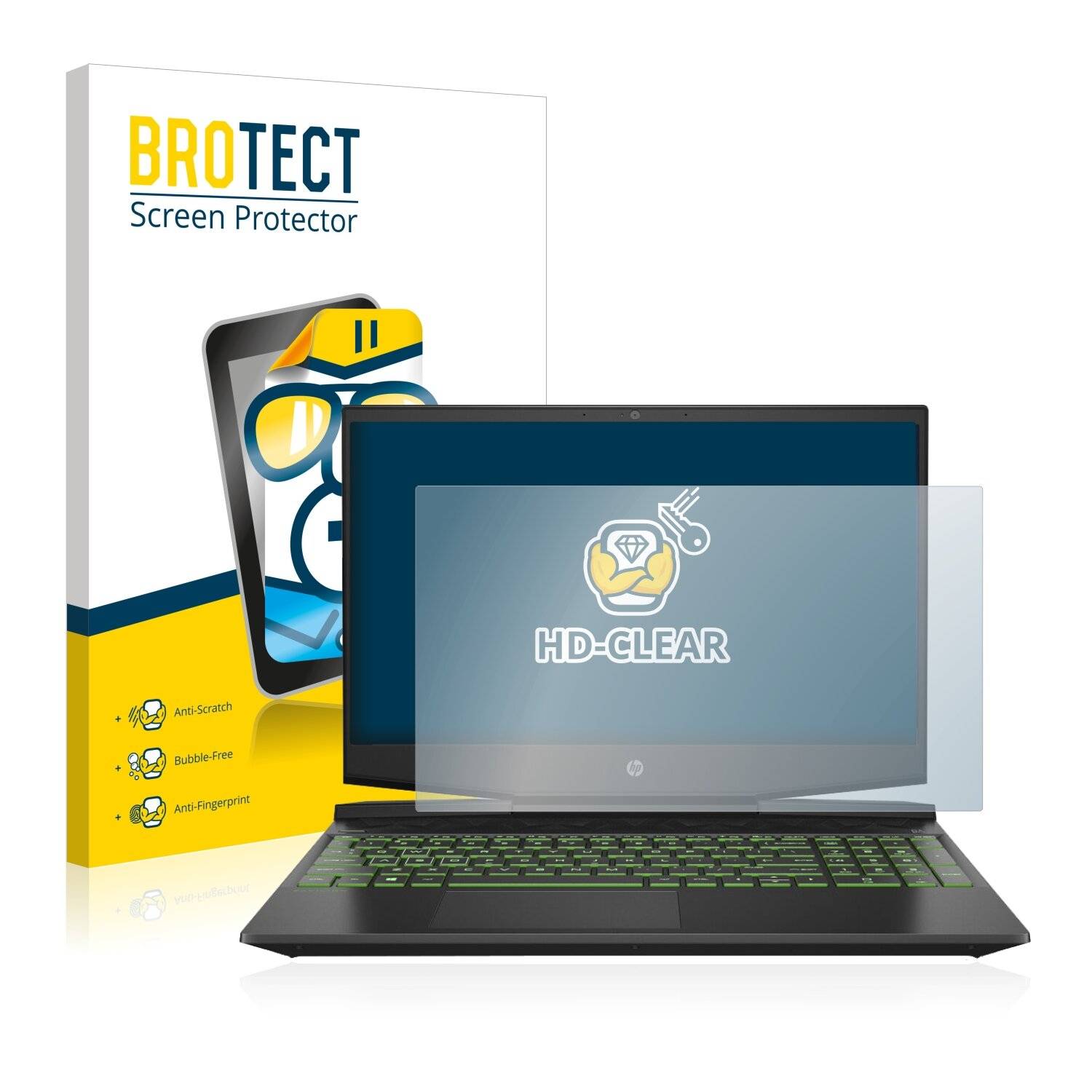 BROTECT HD-Clear Displayschutzfolie für HP Omen