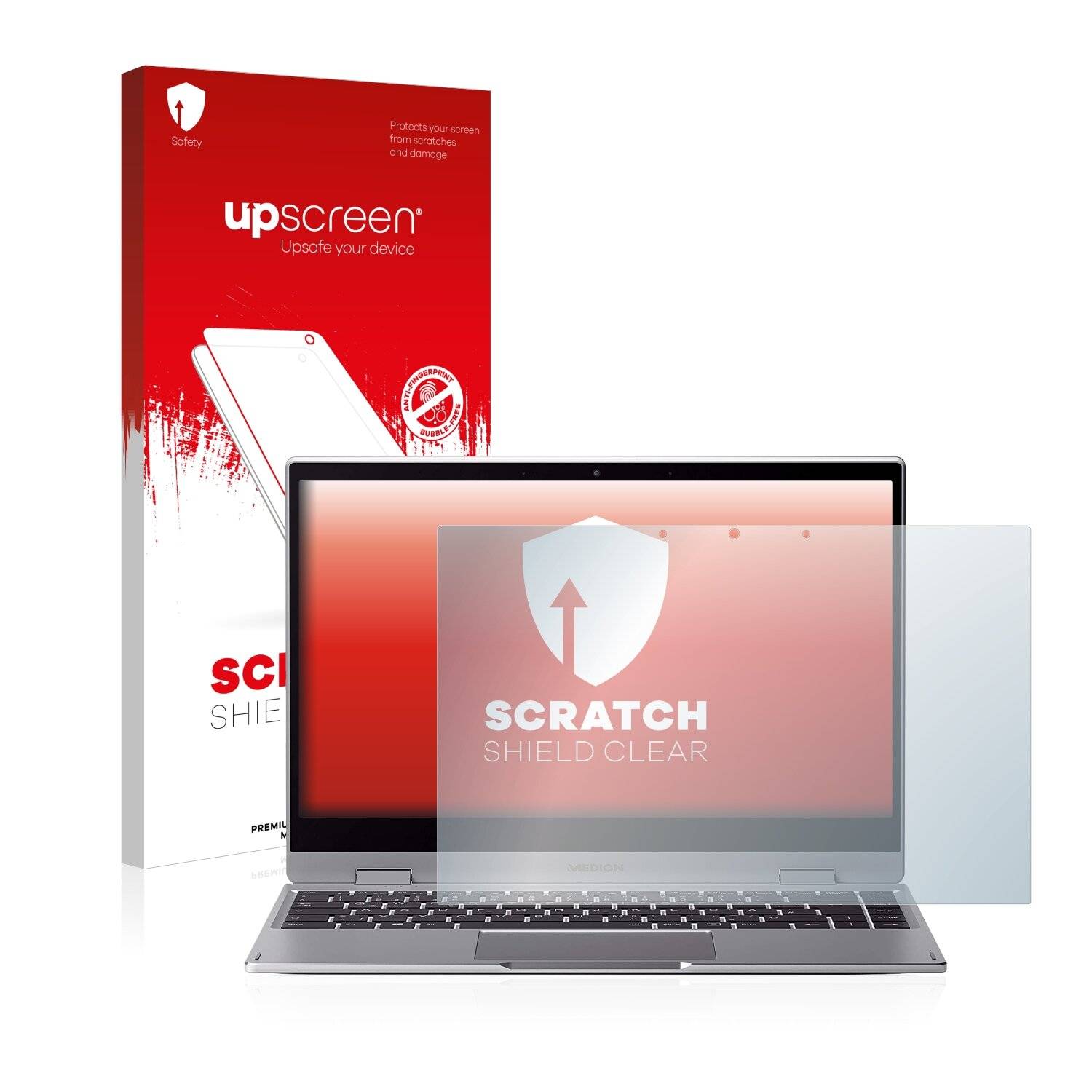 upscreen Scratch Shield Clear Premium Displayschutzfolie für Medion Akoya