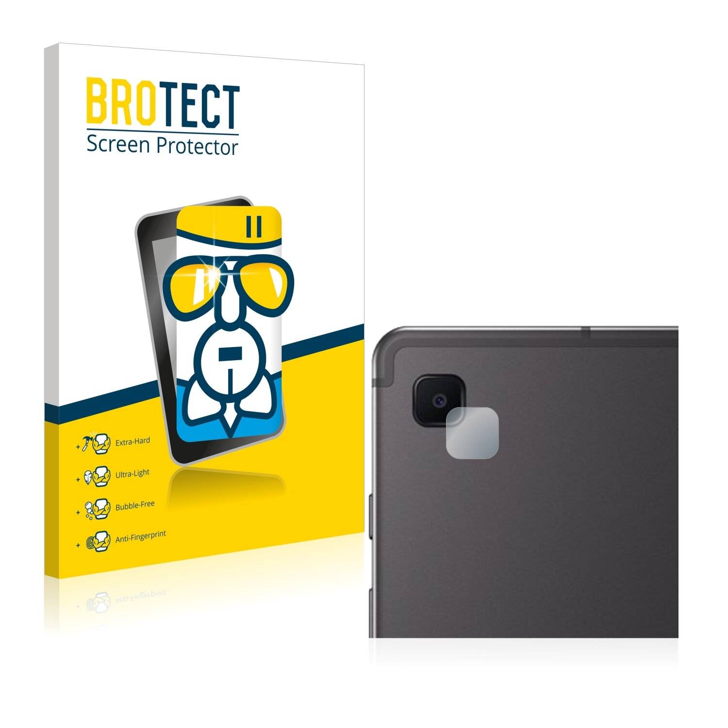 BROTECT AirGlass Schutzglas Folie für Samsung Galaxy Tab S6 Lite LTE 2020 (NUR