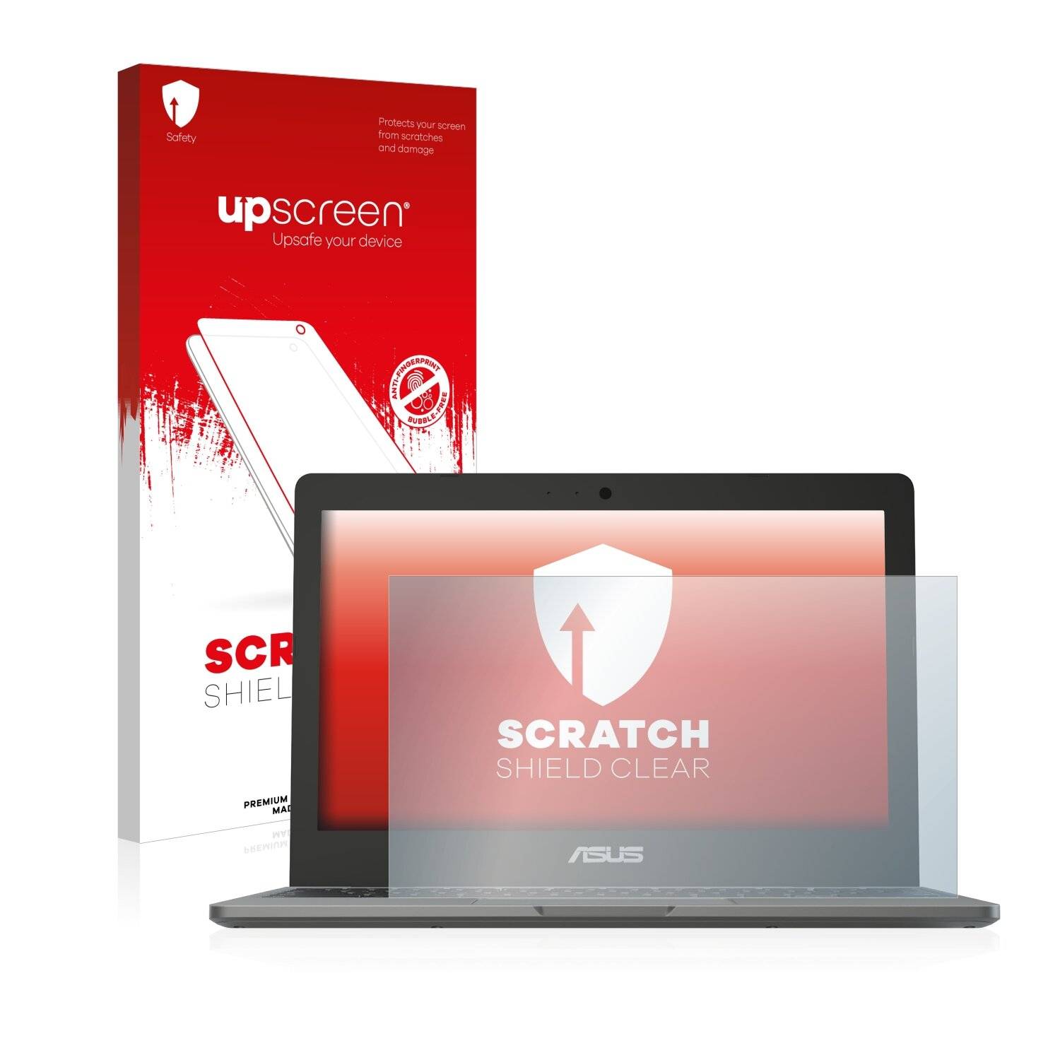 upscreen Scratch Shield Clear Premium Displayschutzfolie für Asus Chromebook
