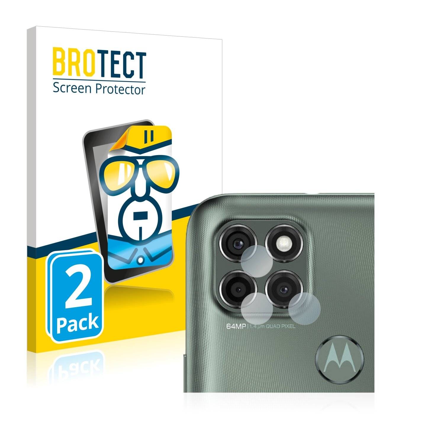 2x BROTECT HD-Clear Displayschutzfolie für Motorola Moto G9 Power (NUR