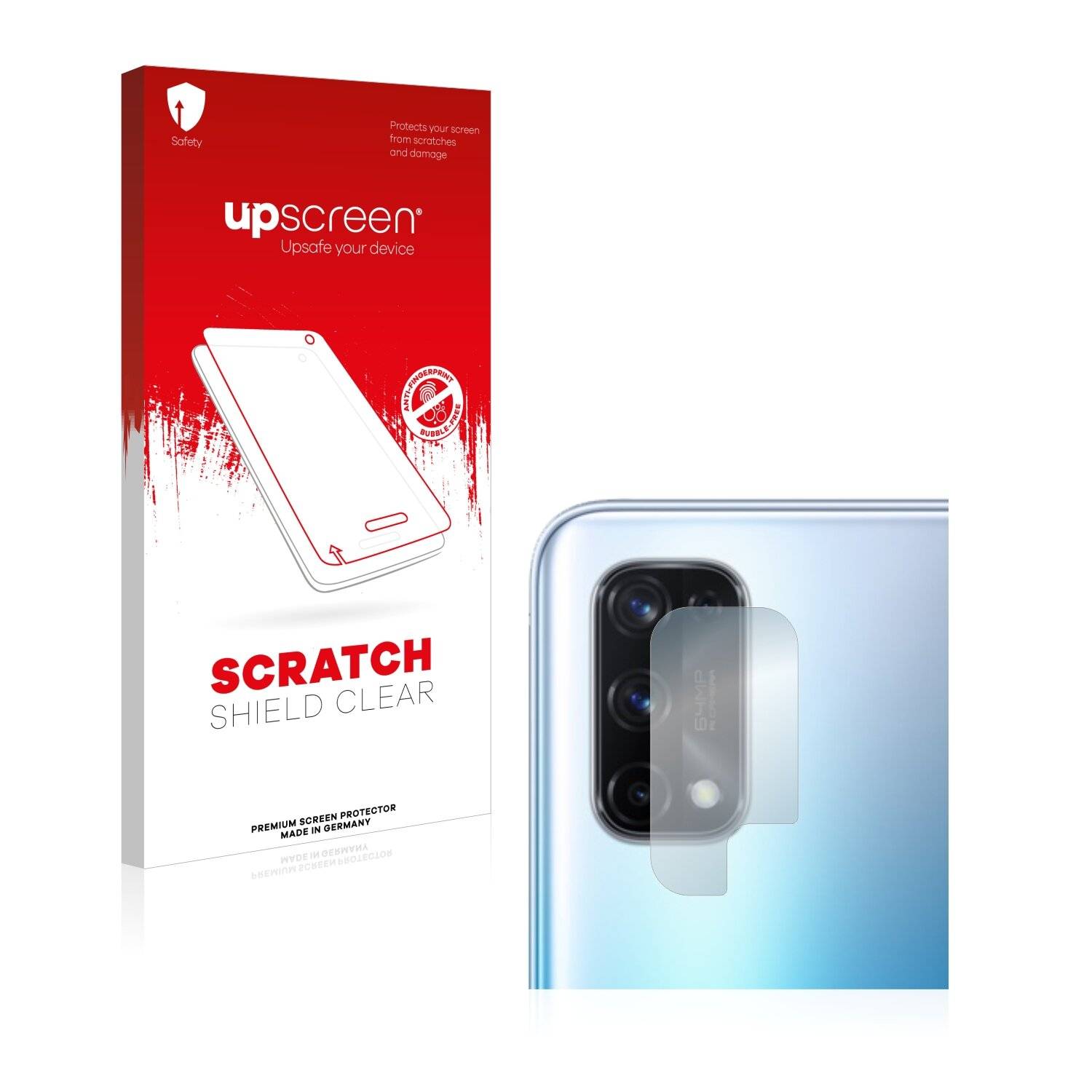 upscreen Scratch Shield Clear Premium Displayschutzfolie für Realme X7 (NUR