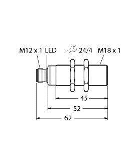 Turck Ultraschallsensor RU50U-S18-AN8X-H1141