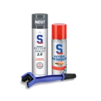Dr. Wack S100 Kettenreiniger 300 ml + Weißes Kettenspray 2.0 400 ml + Reinigungsbürste Dr. Wack S100 Kettenreiniger 300 ml + Weißes Kettenspray 2.0 400 ml + Reinigungsbürste