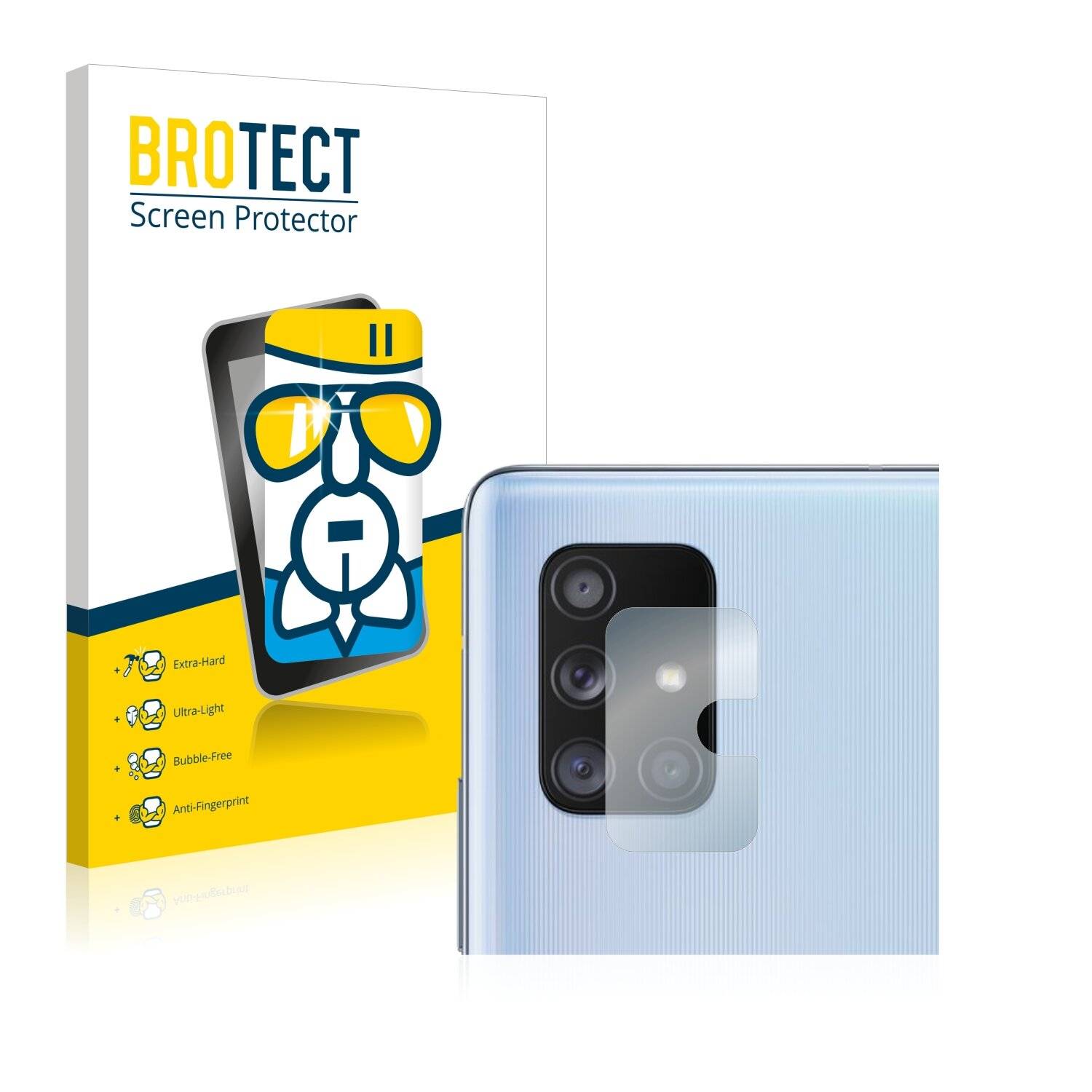 BROTECT AirGlass Schutzglas Folie für Samsung Galaxy A71 5G (NUR