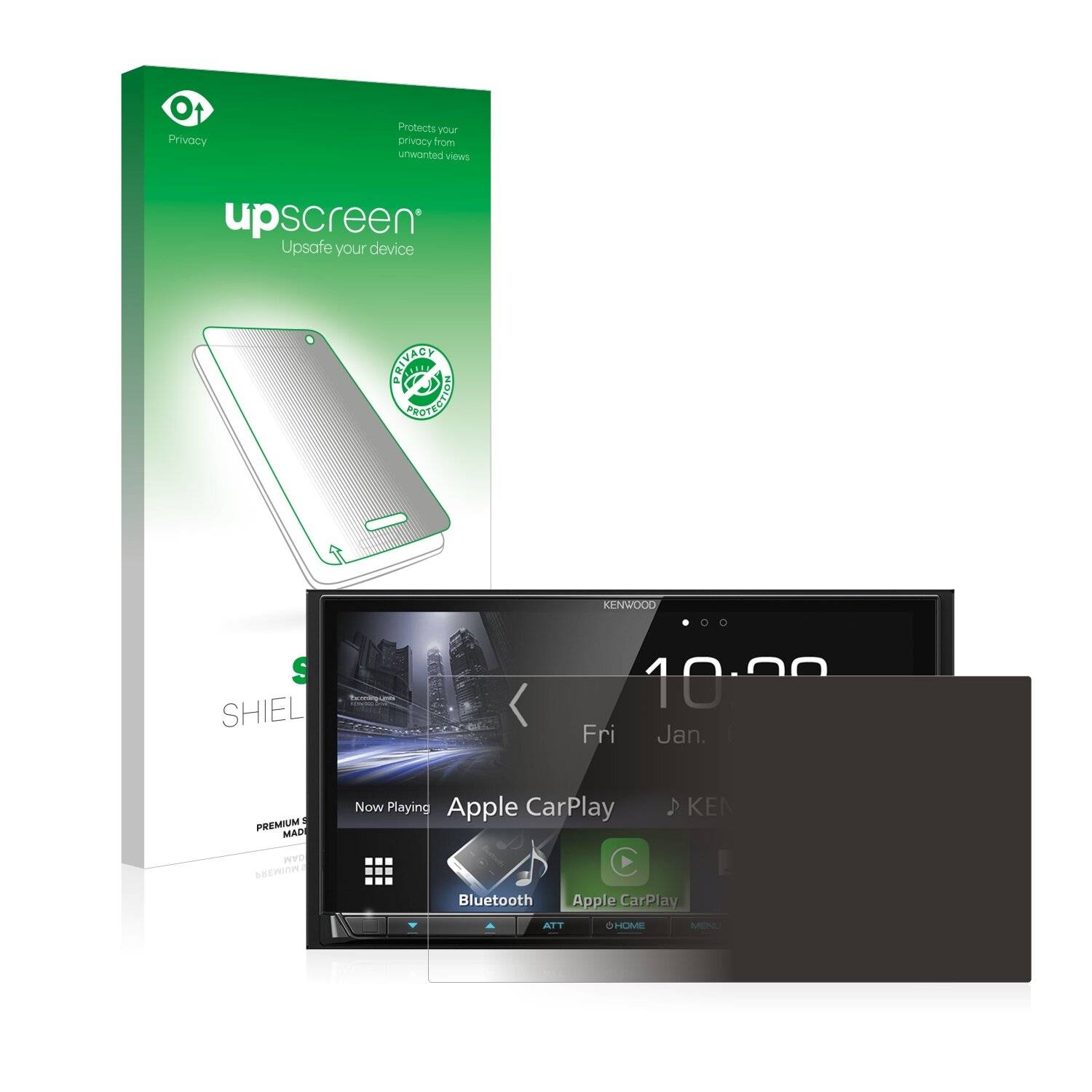 upscreen Spy Shield Clear Premium Blickschutzfolie für Kenwood