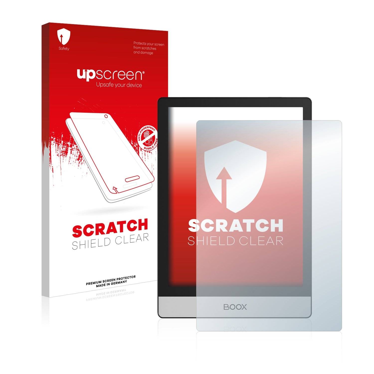 upscreen Scratch Shield Clear Premium Displayschutzfolie für Onyx Boox Poke