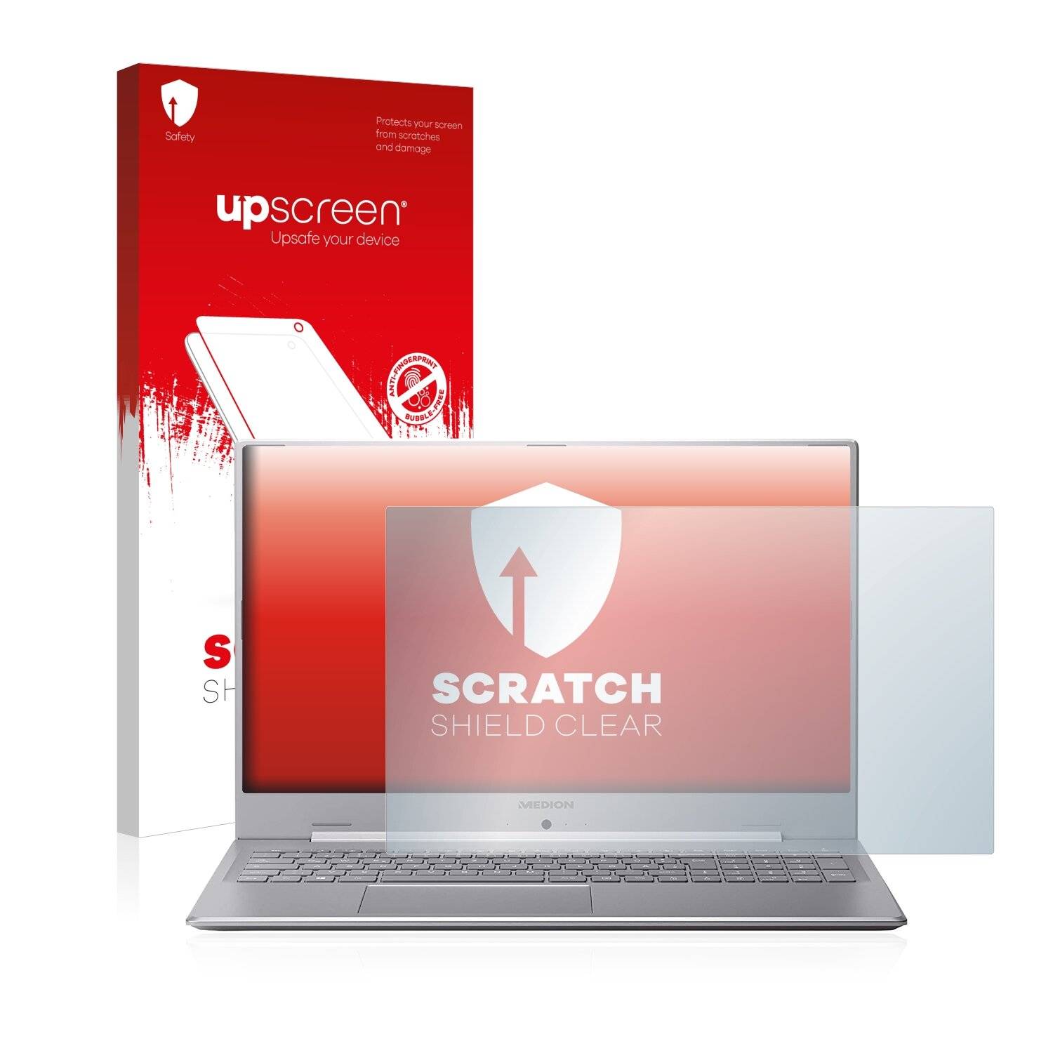 upscreen Scratch Shield Clear Premium Displayschutzfolie für Medion Akoya