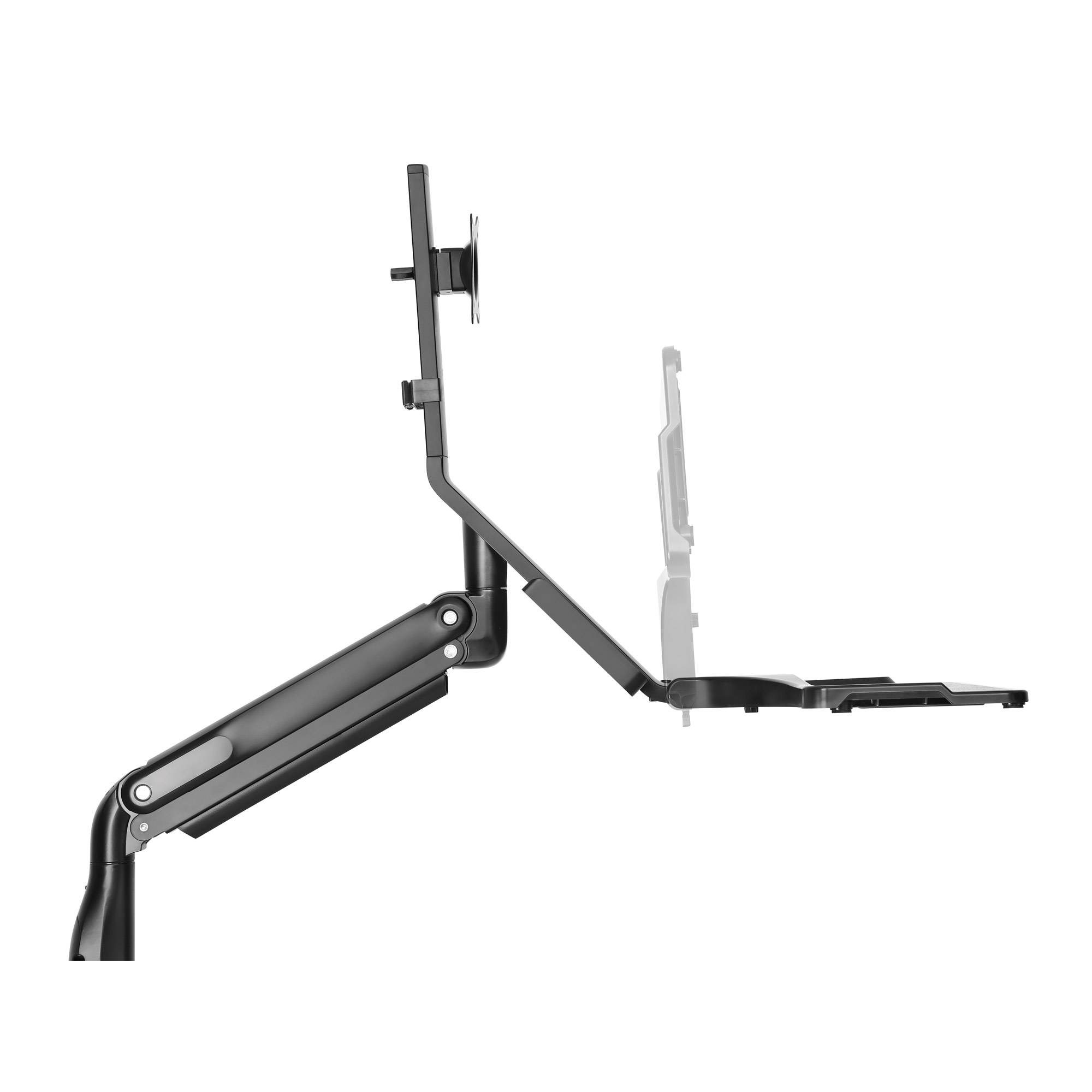 INLINE - Workstation-Tischhalterung mit Lifter - beweglich - bis 81cm (32"") / 9kg