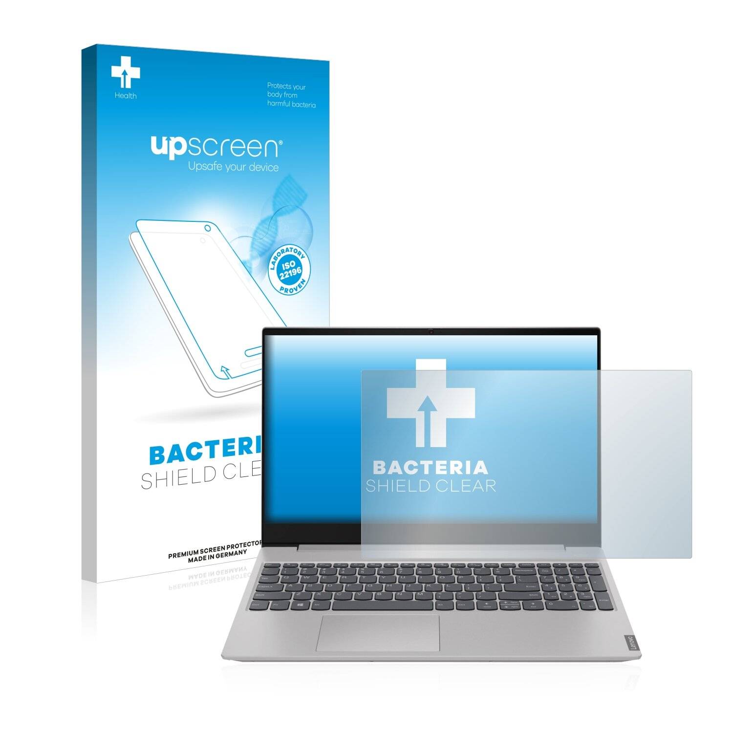 upscreen Bacteria Shield Clear Premium Antibakterielle Displayschutzfolie für Lenovo IdeaPad