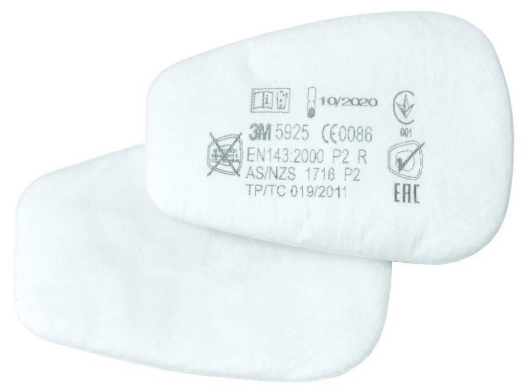 3M� Partikel-Einlegefilter 5911/5925/5935Eigenschaften Partikel-Einlegefilter gegen feste und flüssige Partikel Für die Kombination mit Gasf