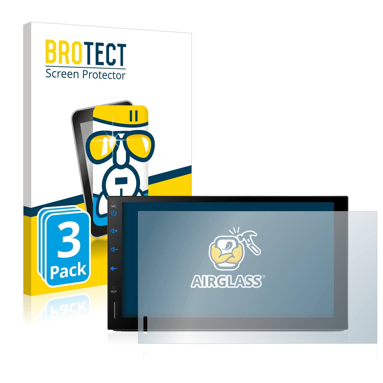 3x BROTECT AirGlass Schutzglas Folie für XTrons