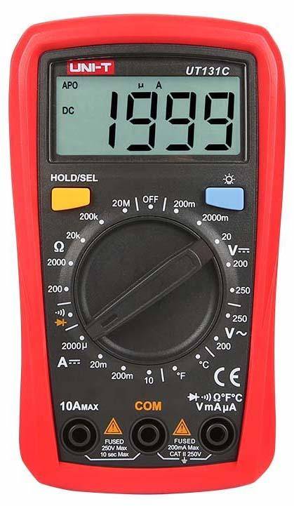 UNI-T, UT131C, Digitales Multimeter, Palm size, mit Temperaturmessung