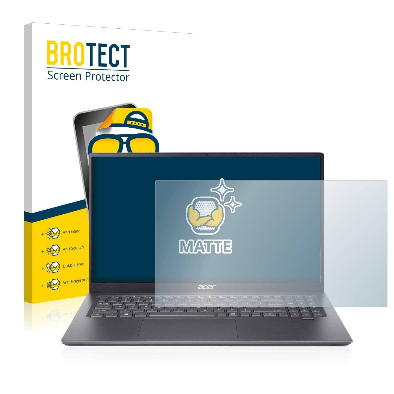 BROTECT Matte Displayschutzfolie für Acer Swift 3 SF316 - Entspiegelt,
