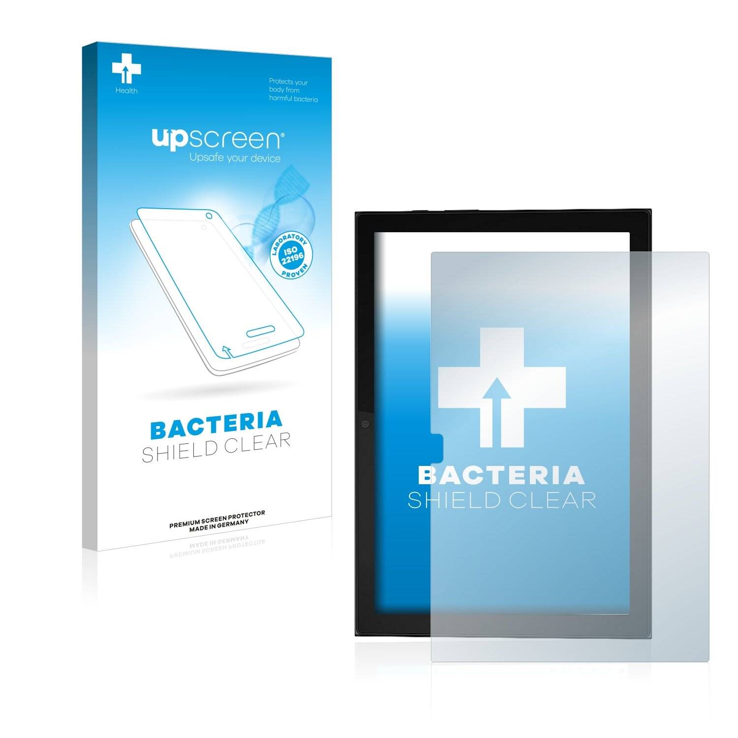 upscreen Bacteria Shield Clear Premium Antibakterielle Displayschutzfolie für Lenovo IdeaPad