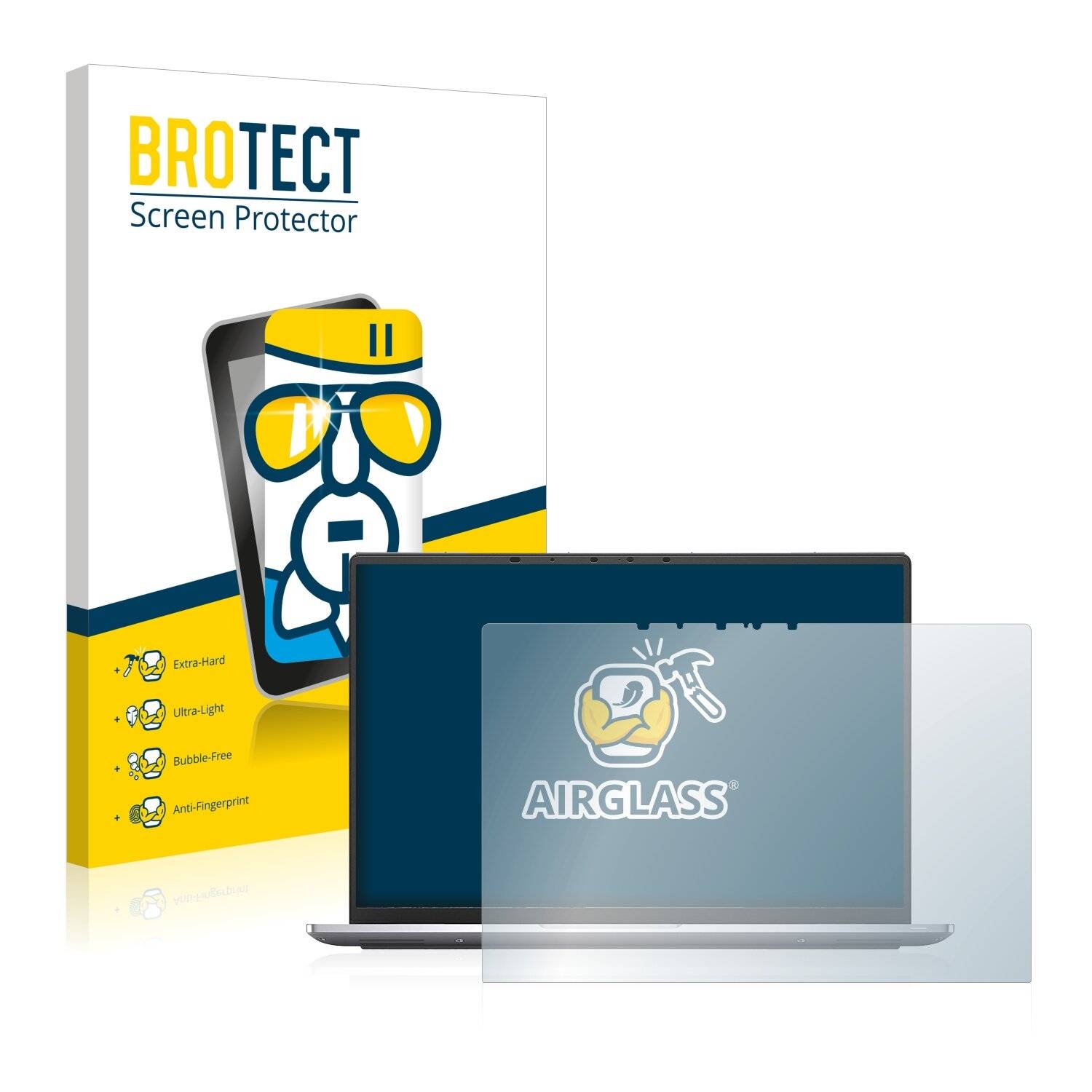 BROTECT AirGlass Schutzglas Folie für Dell Latitude 9420 2-in-1