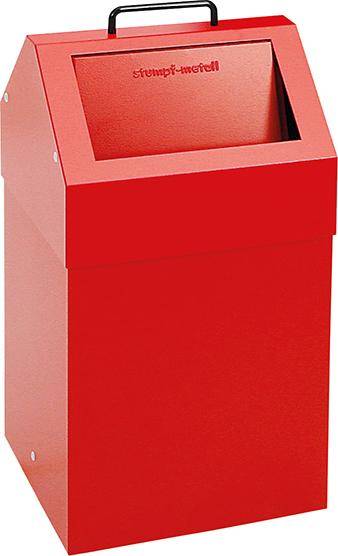 Wertstoffsammler 45 l rot stationär