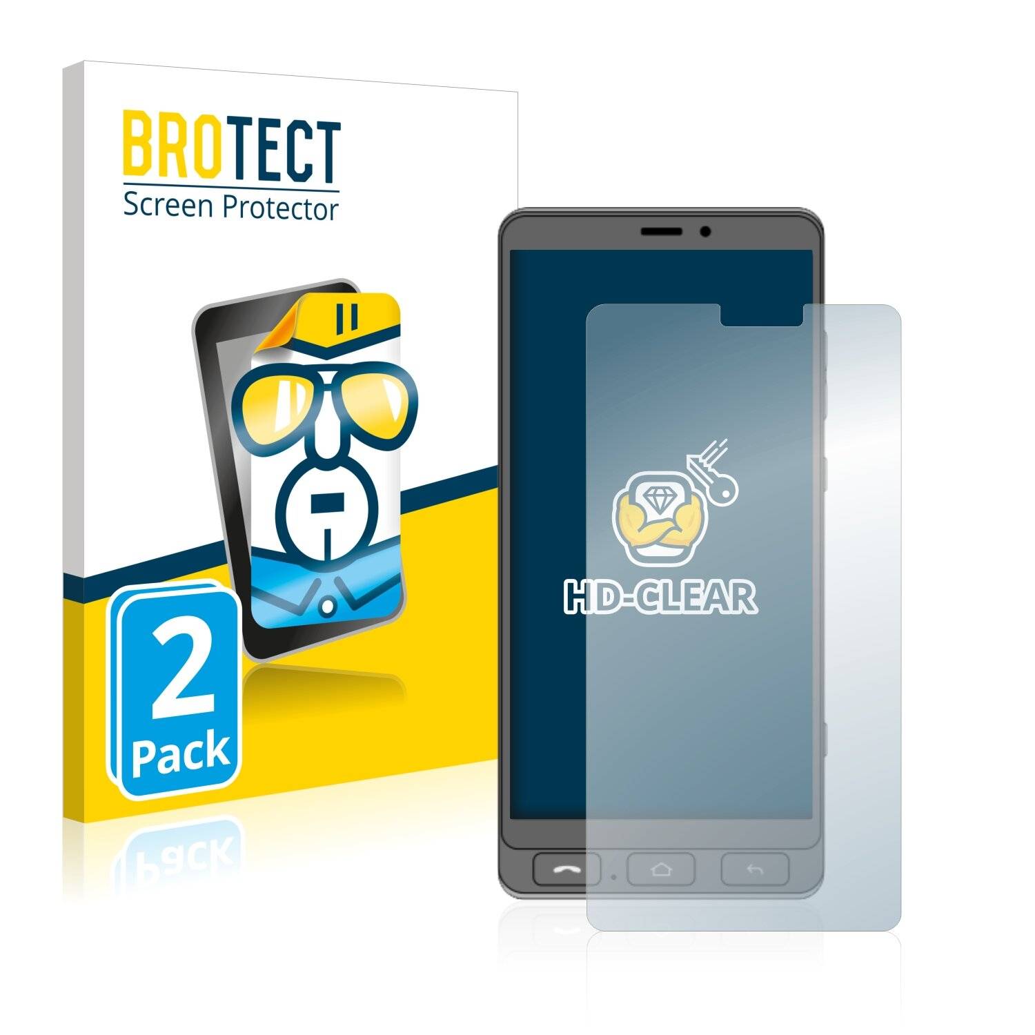 2x BROTECT HD-Clear Displayschutzfolie für Olympia Neo