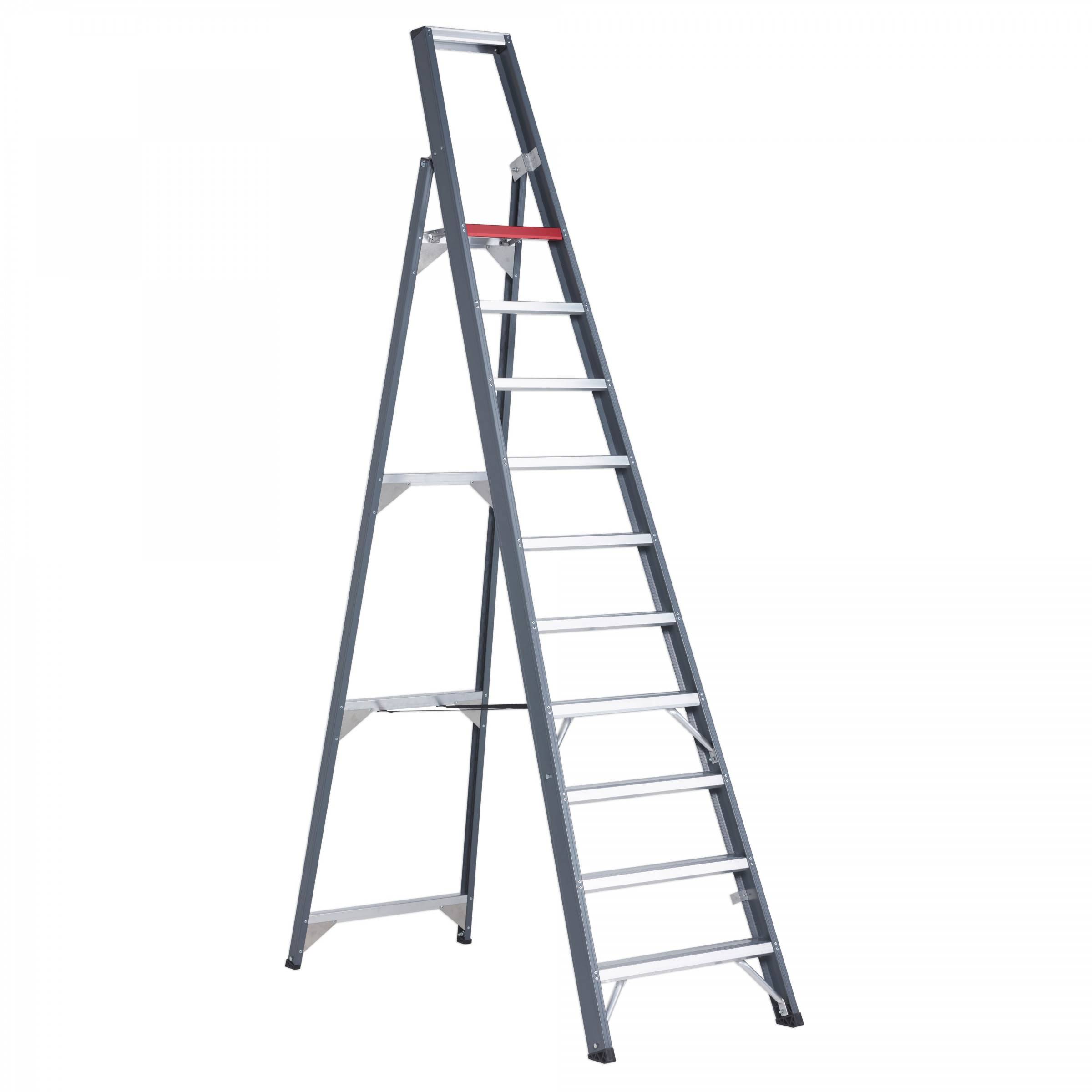 Altrex Falco einseitig begehbare Stufenleiter FEO 10 Stufen